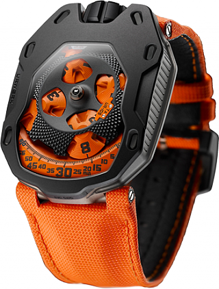 Review Urwerk Replica UR-105TA Black Orange watch